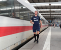 12.08.2022, TSV 1860 Muenchen, Abfahrt mit dem ZugHier nur Vorschaubilder !